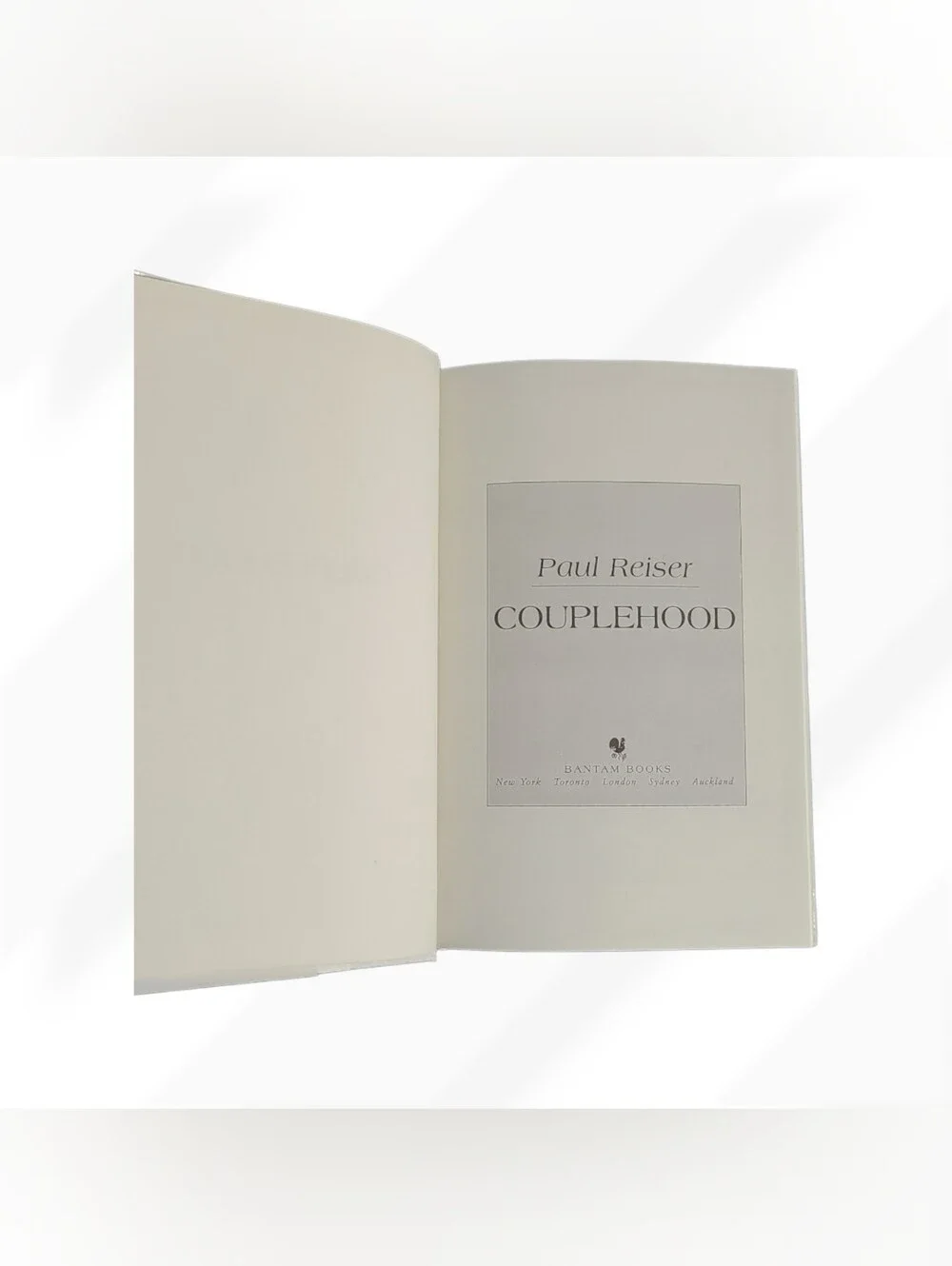 Couplehood by Paul Reiser Book Comedy Vintage Hardcover 90s Relationships